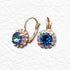 Earrings "Splendor II (Bermuda Blue)" with Swarovski™ crystals